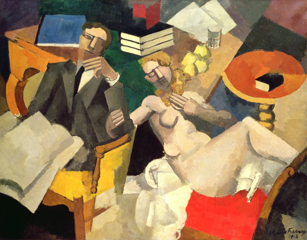 Conjugal Life，1913 作者 罗杰·德·拉弗雷斯奈