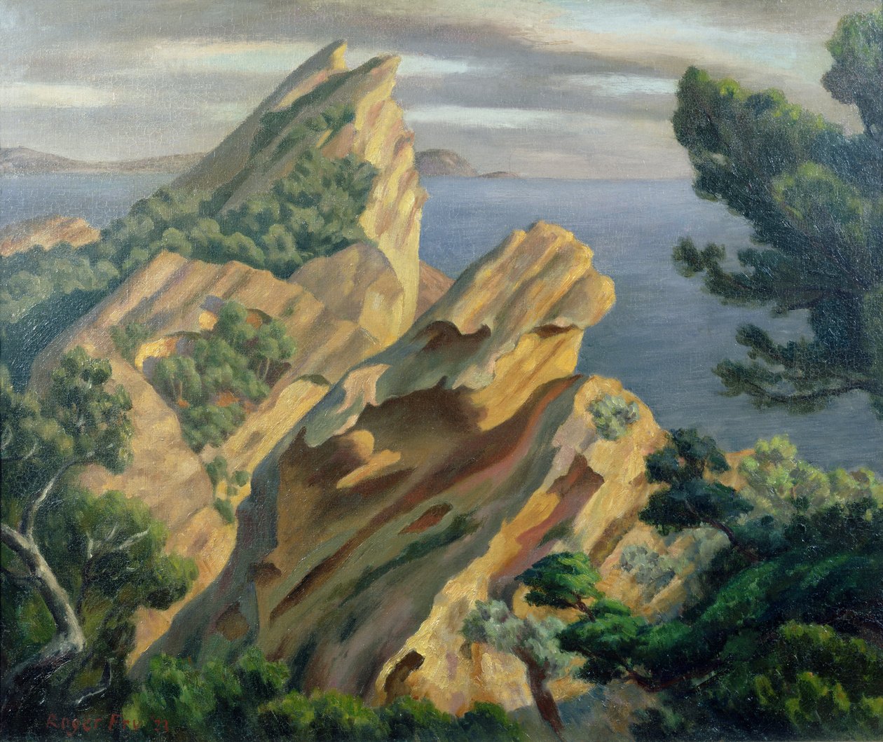 1923年马赛附近的拉西约塔（石油） 作者 罗杰·艾略特·弗莱