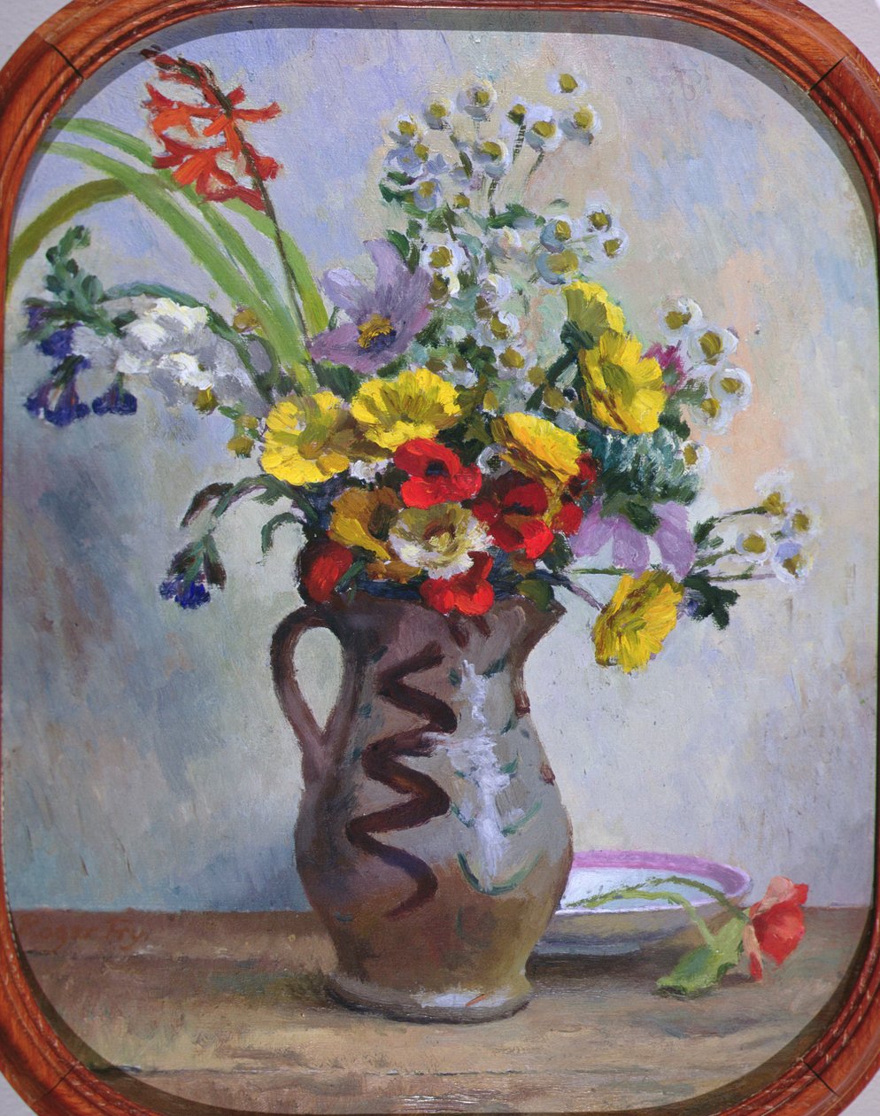 夏日之花》，约1922年（板上油画） 作者 罗杰·艾略特·弗莱