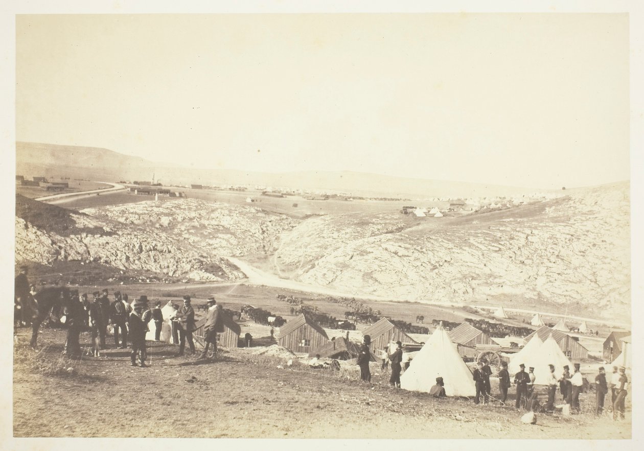 炮兵营，1855年。 作者 罗杰芬顿