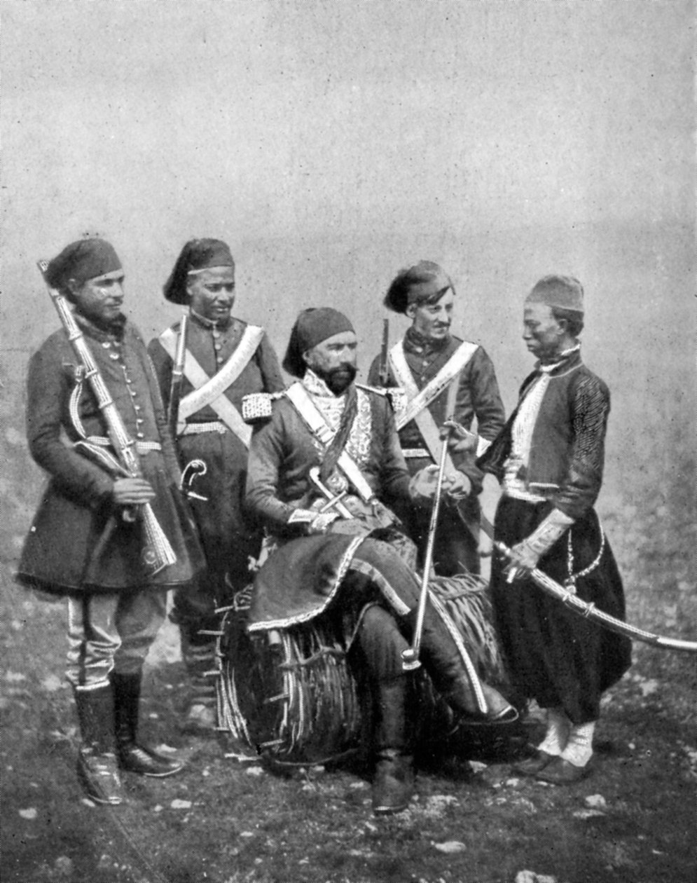 伊斯梅尔·帕夏（Ismail Pasha），埃及Khedive，大约1860年代。 作者 罗杰芬顿