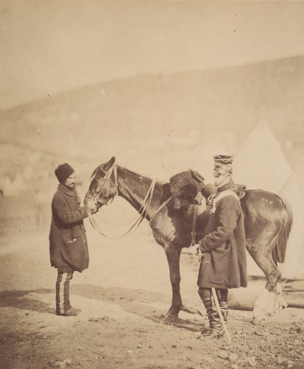A. H. King少将，1855年。 作者 罗杰芬顿