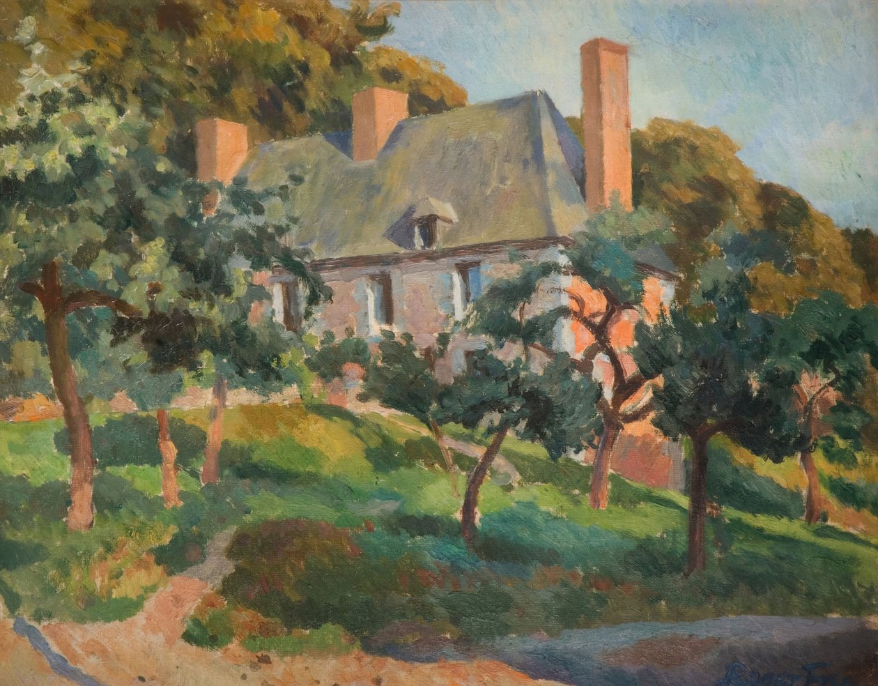 一个萨里的房子，1927-28。 作者 罗杰弗莱
