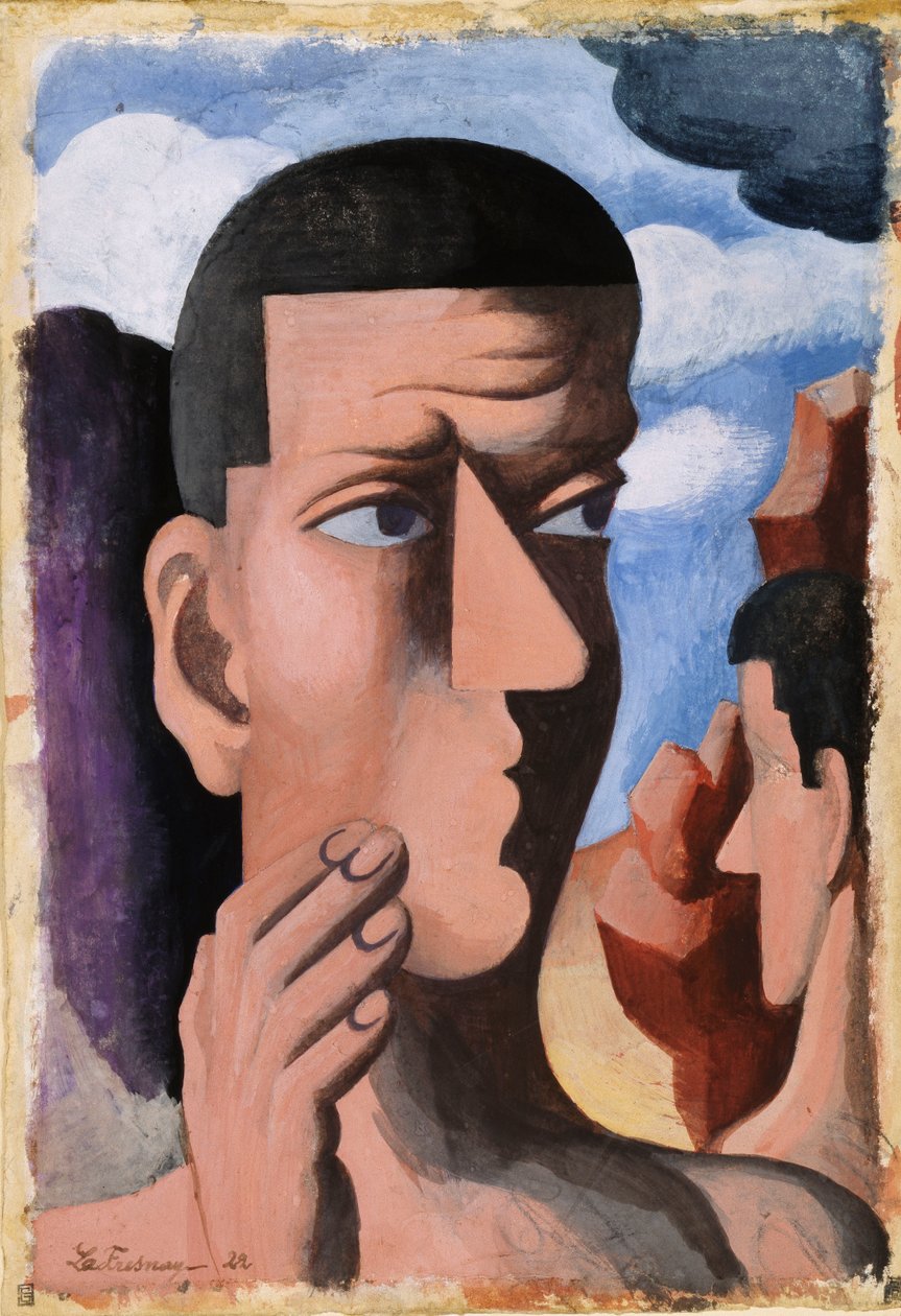 蓖麻和北河，1922年 作者 罗杰·德·拉弗雷斯奈