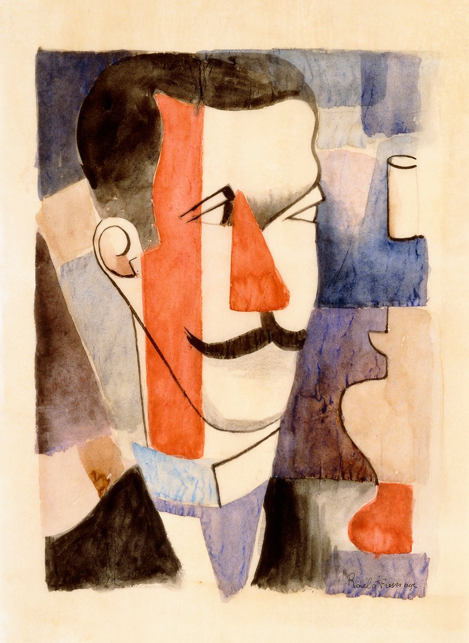 研究拍子，1917-1920年 作者 罗杰·德·拉弗雷斯奈