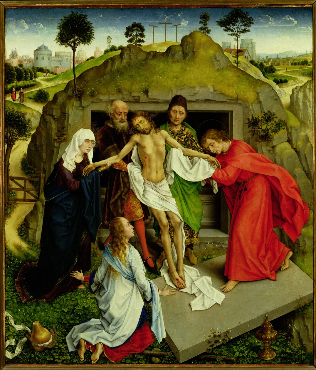 Entombment，c.1450 作者 罗吉尔·范·德·韦登