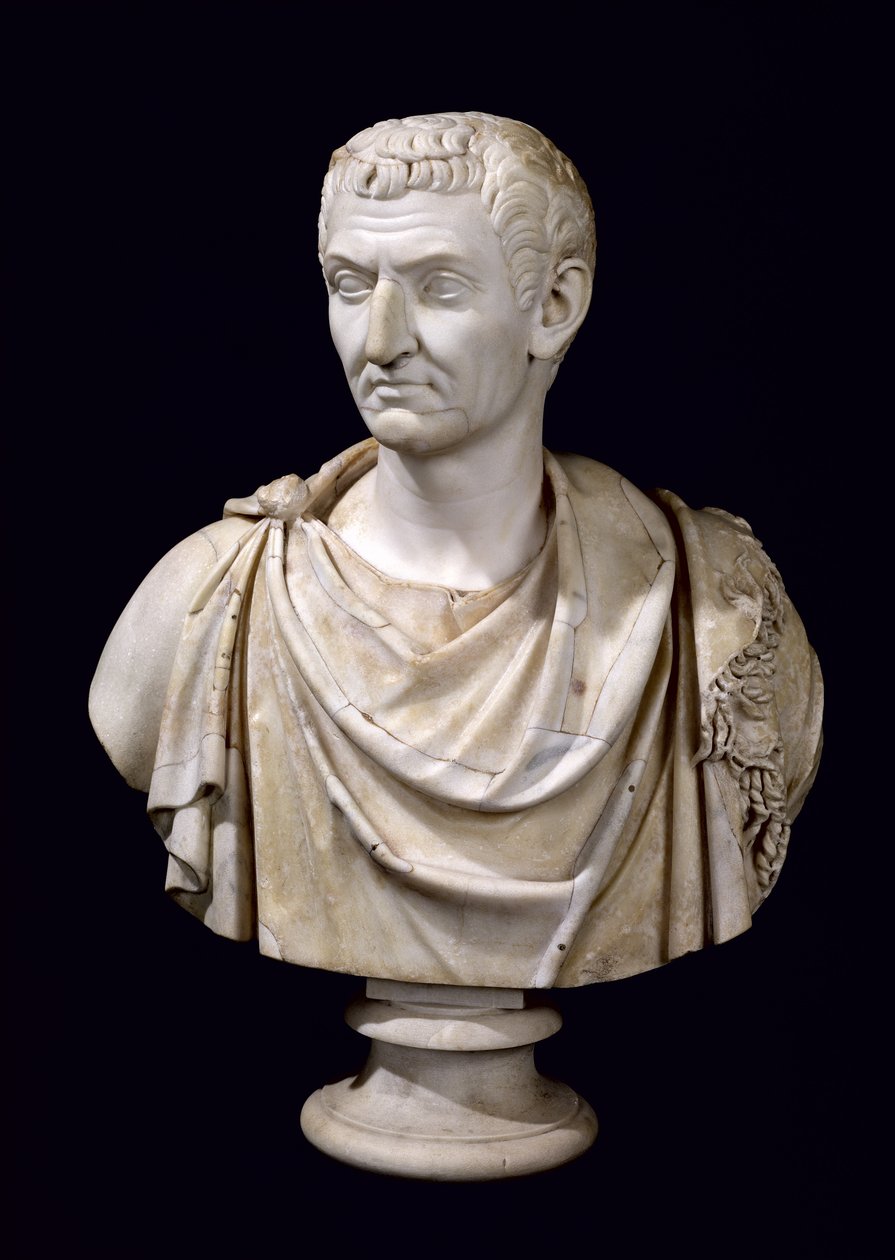 Marcus Cocceius Nerva的半身像（公元30-98） 作者 小说