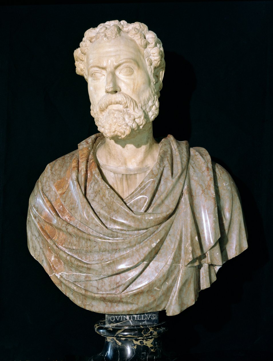 法比尤斯（35-95BC）（大理石）的胸围 作者 小说