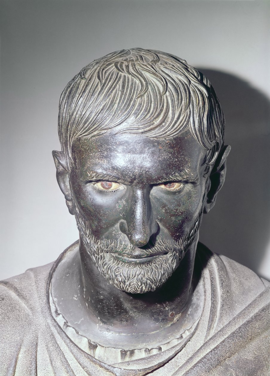 Capitoline Brutus，公元前4世纪至3世纪（青铜）（细节） 作者 小说