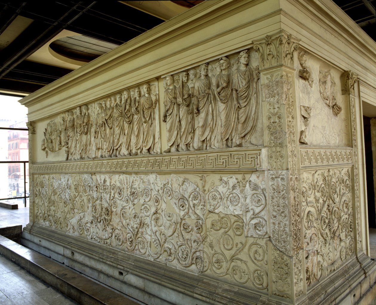 游行，Ara Pacis北墙（大理石） 作者 小说