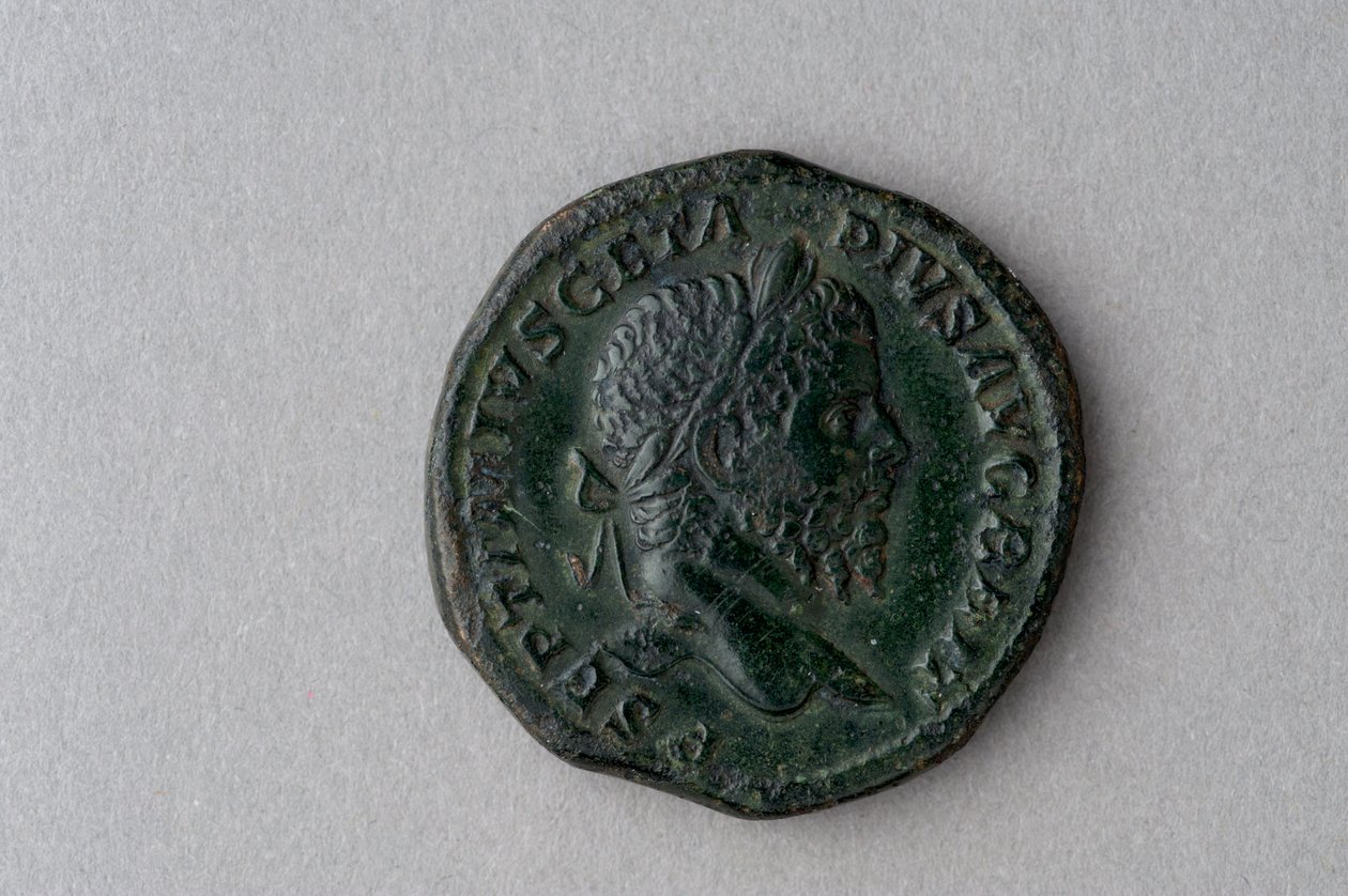 Geta的Sestertius（青铜） 作者 小说
