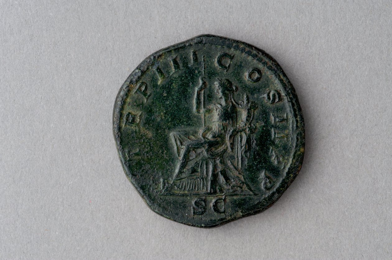 Geta的Sestertius（青铜） 作者 小说