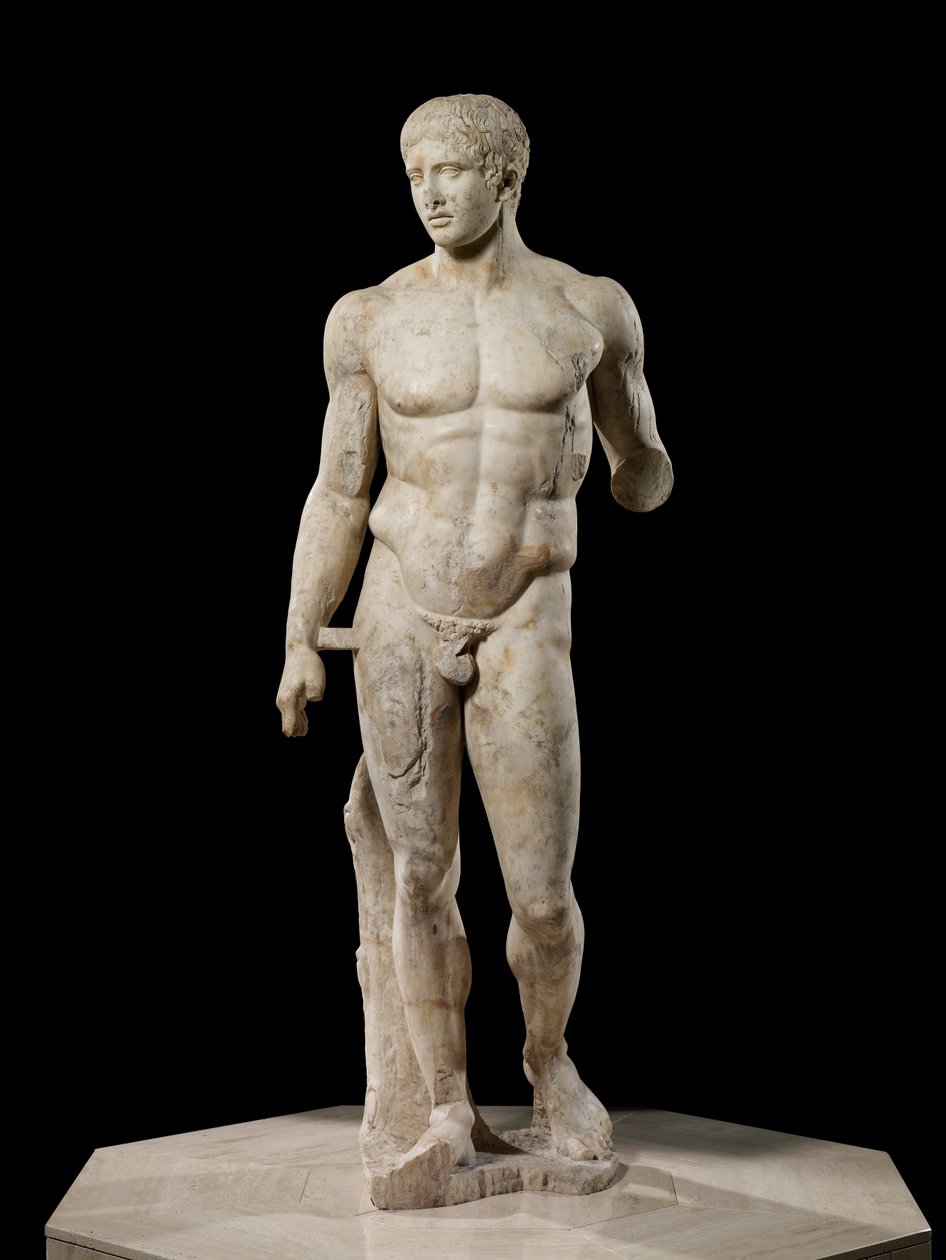 Doryphoros，公元前120-50（Pentelic大理石） 作者 小说