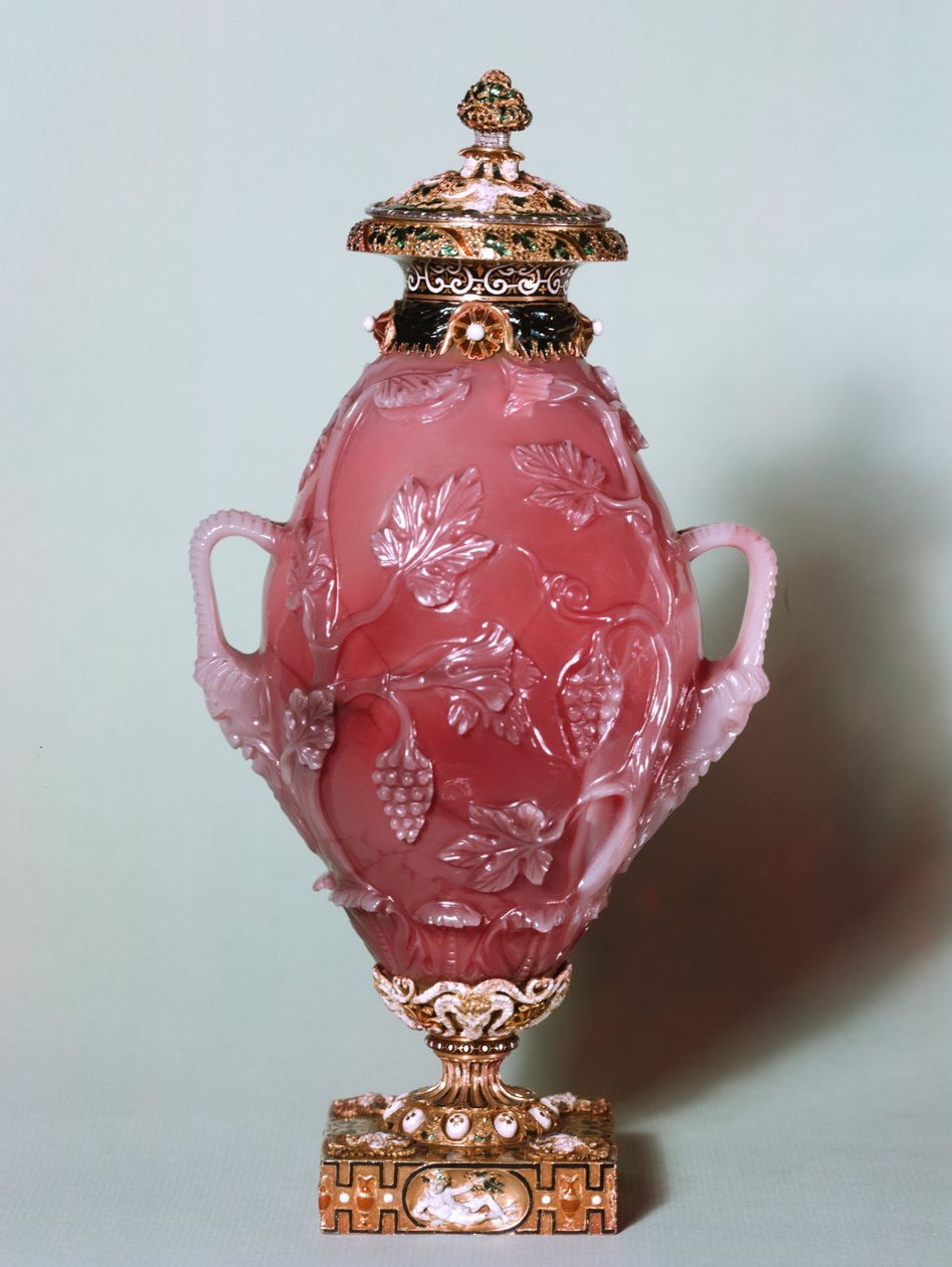 Waddesdon&39;Cellini&39;花瓶，罗马晚期，c。公元400年（雕刻玛瑙） 作者 小说