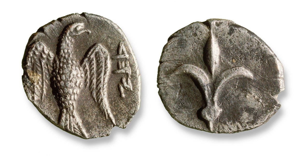 以色列使用的第一批犹太硬币，公元前313年（金属） 作者 小说