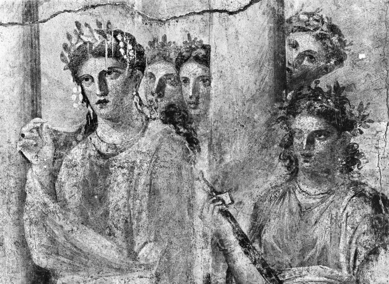 Iphigenia in Tauris，detail，from pompeii，c.15BC-50AD（另见242787） 作者 罗马罗马