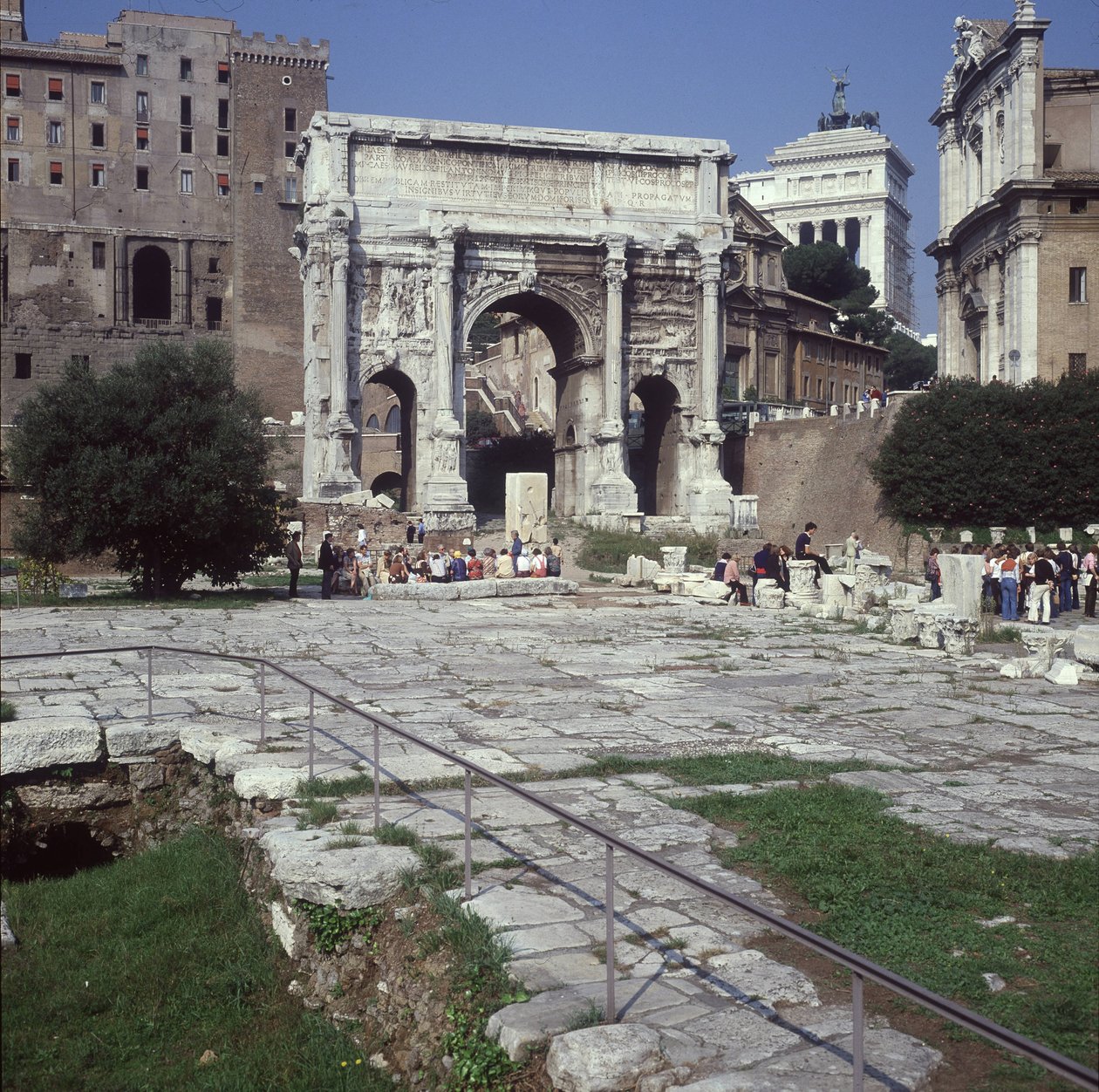 Arch of Septius Severus, Foro Romano, Rome 作者 小说