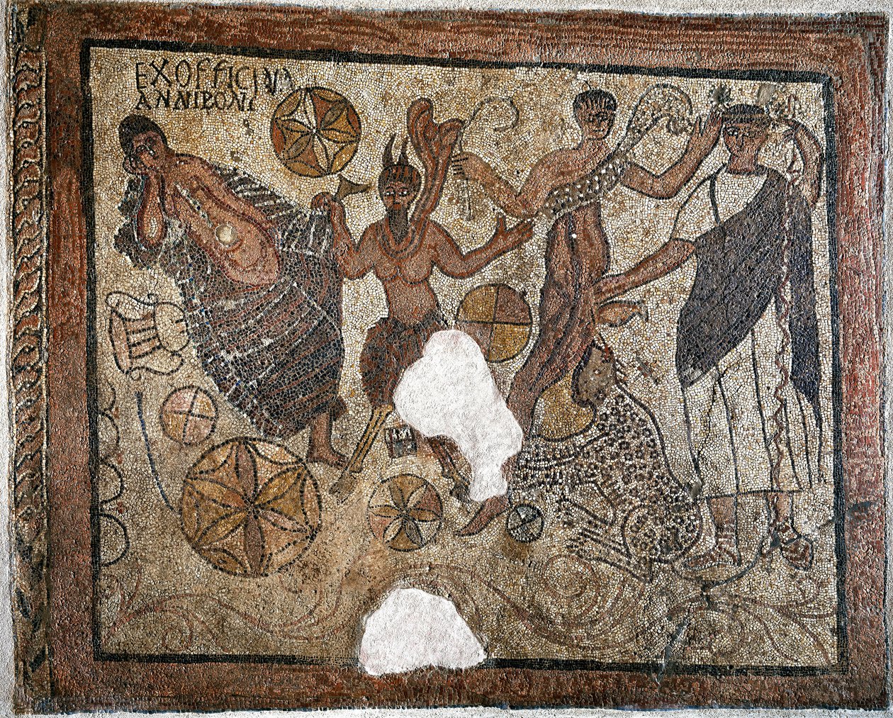 Dionysus and Ariadne - Mosaic, 4th century 作者 小说