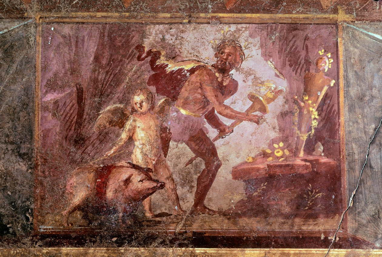 Fresco from Villa of Mysteries, Pompeii 作者 小说