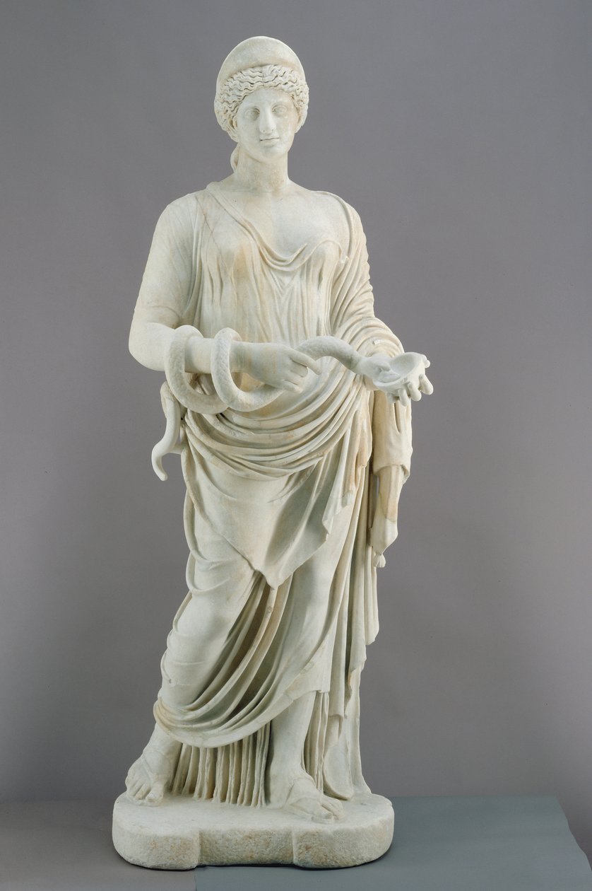 Hygieia，约公元170年（大理石）。 作者 小说