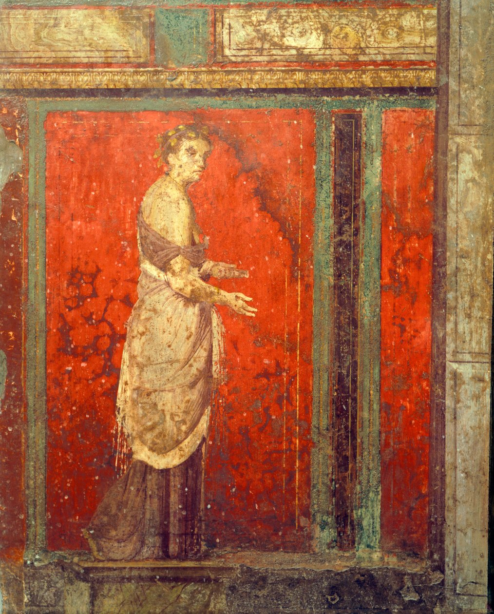 狄俄尼索斯崇拜的入会仪式，Villa Dei Misteri 的壁画 作者 小说