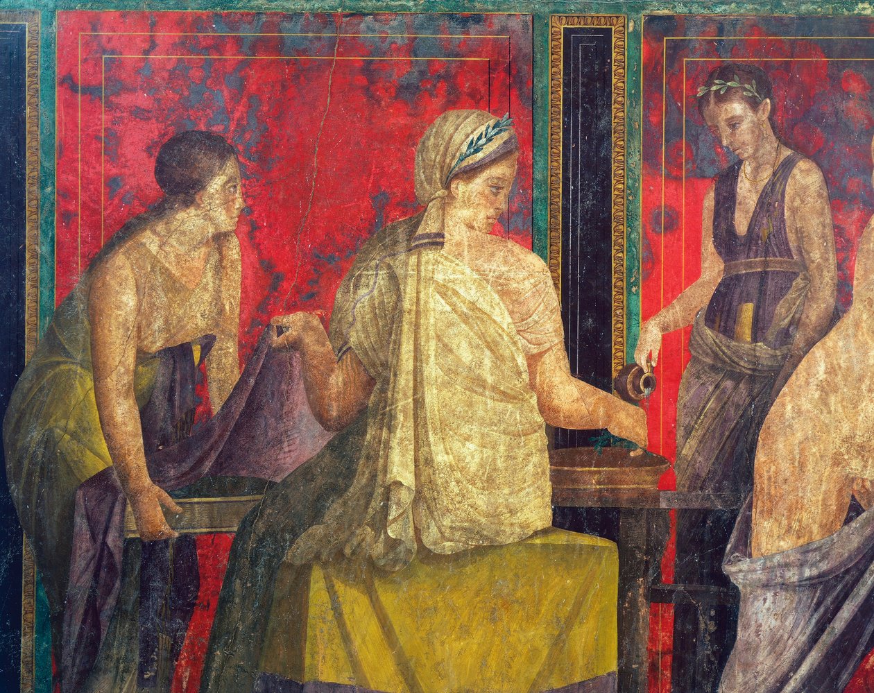 狄俄尼索斯崇拜的入会仪式，Villa Dei Misteri 的壁画 作者 小说