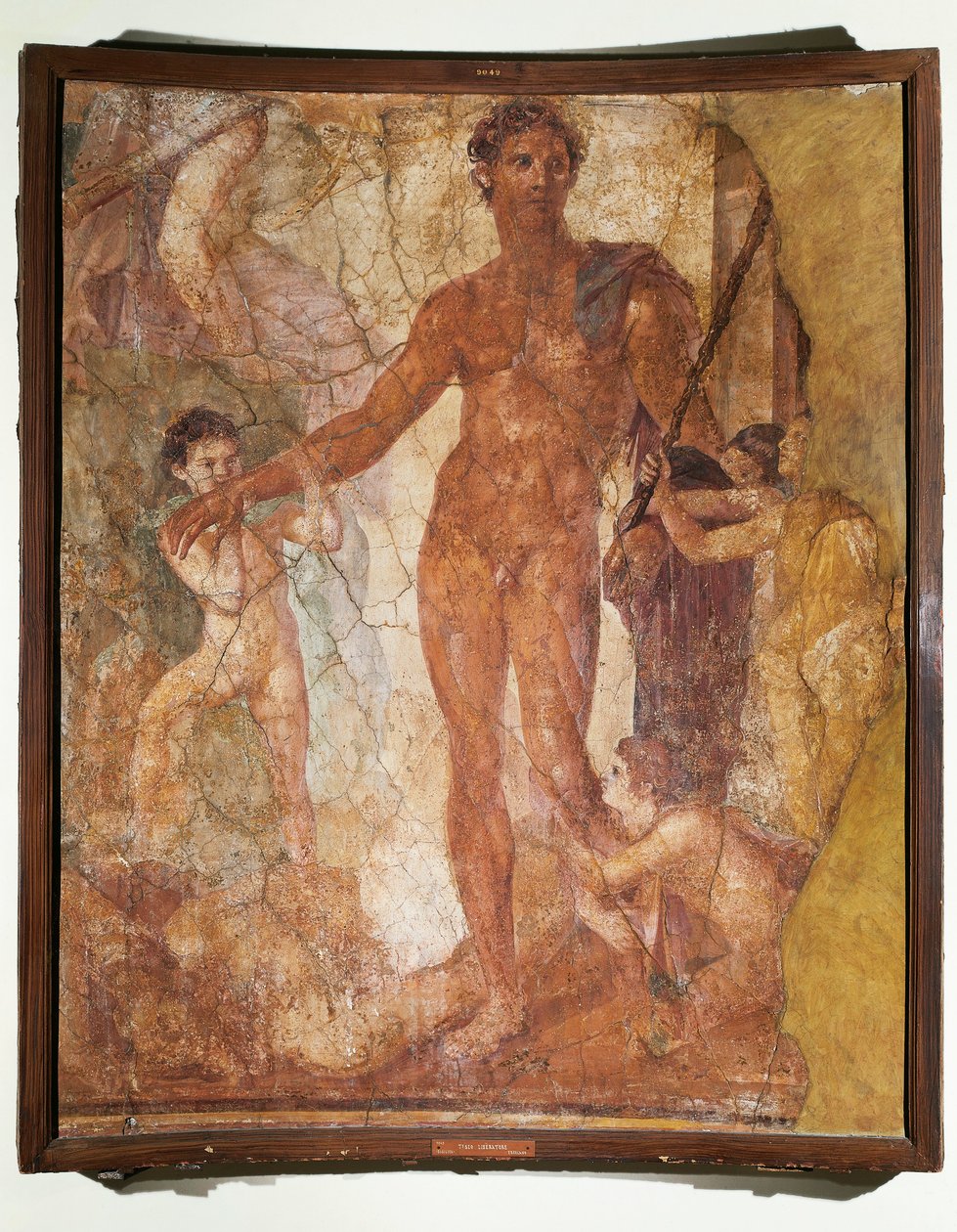 意大利，坎帕尼亚，埃尔科拉诺大教堂，特修斯杀死弥诺陶洛斯（壁画） 作者 小说