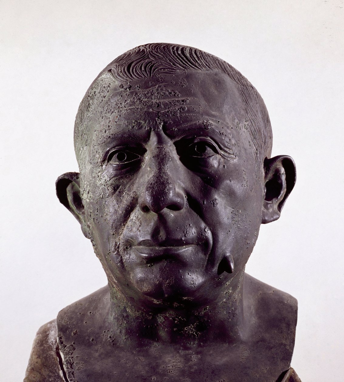 Lucius lucundus，来自庞培的银行家（青铜半身像，公元 20-62 年） 作者 小说