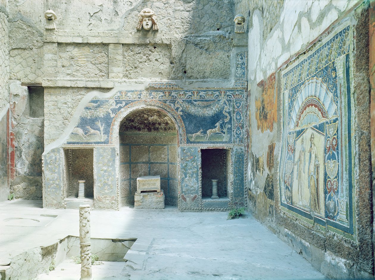 海王星和Amphitrite的露天triclinium 作者 小说