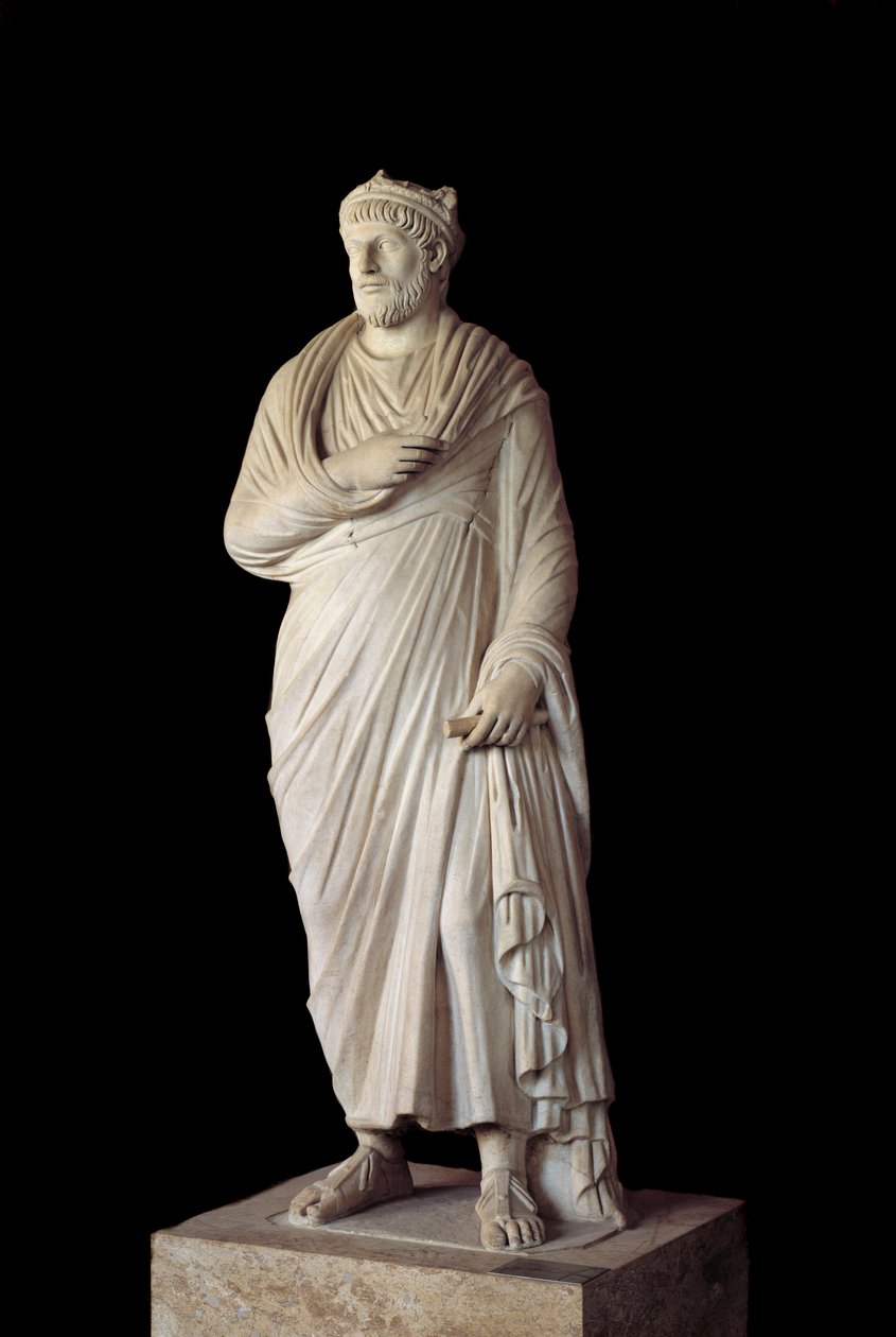 Roman Greco Art: Sculpture of the Roman Emperor Julien ler apostate (331 - 363) (4th century ap. JC) Paris, Musee Du Louvre 作者 小说