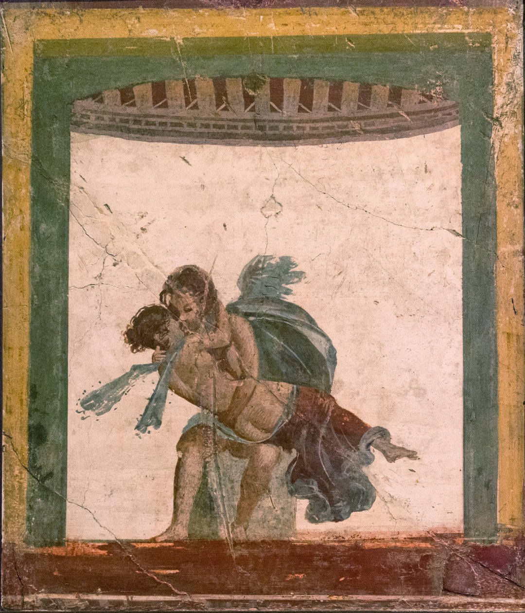 Amor and Psyche, 1st H. 1st cen.AD. 作者 罗马庞贝壁画。