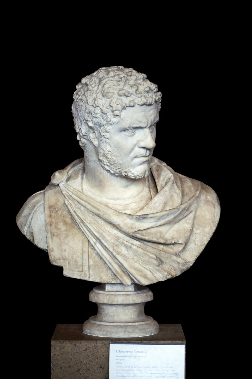 Caracalla (188 - 217 AD) marble, Roman art 作者 罗马罗马