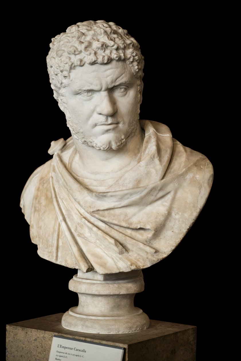 Caracalla (188 - 217 AD) marble, Roman art 作者 罗马罗马