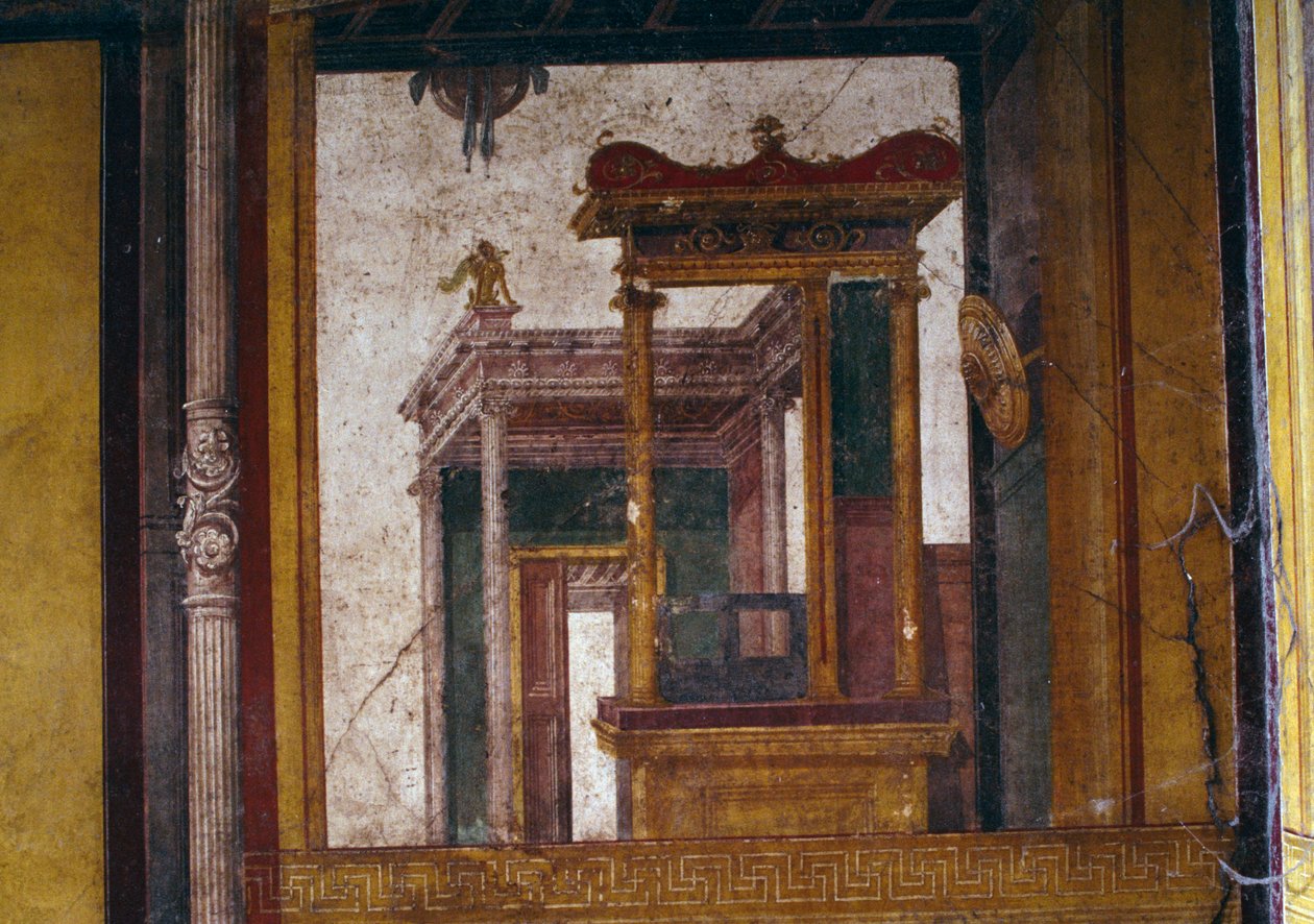 奇妙的建筑，庞贝维蒂宫中的壁画（联合国教科文组织世界遗产名录 作者 罗马罗马