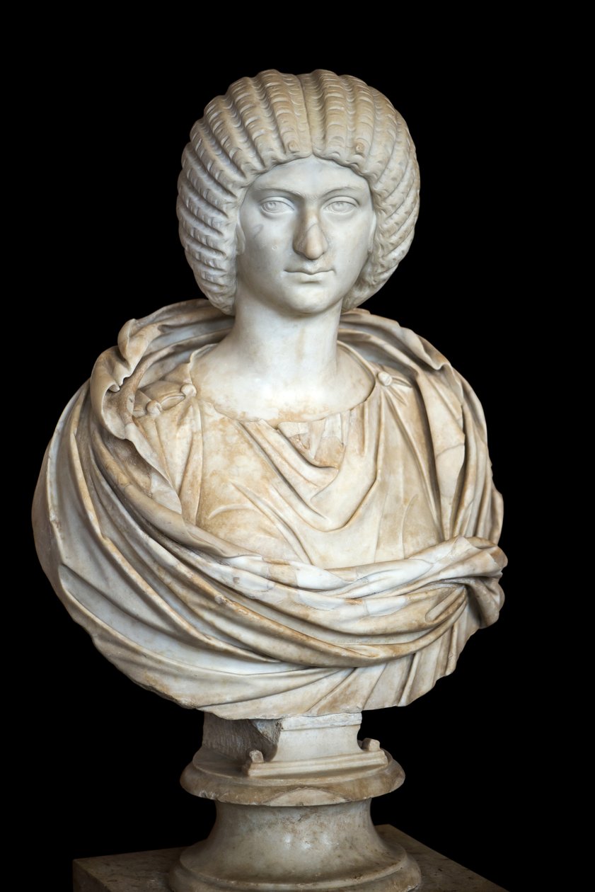Julia Domna (ca. 170 - 217 AD), marble, Roman art 作者 罗马罗马