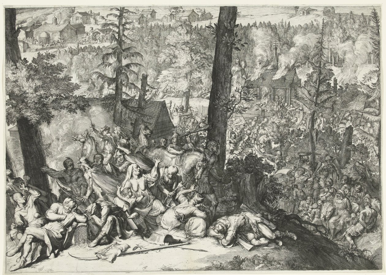 洛林公爵查理五世和巴登-巴登侯爵路易-威廉战胜土耳其人，1687 年 作者 Romeyn de Hooghe（归属于）