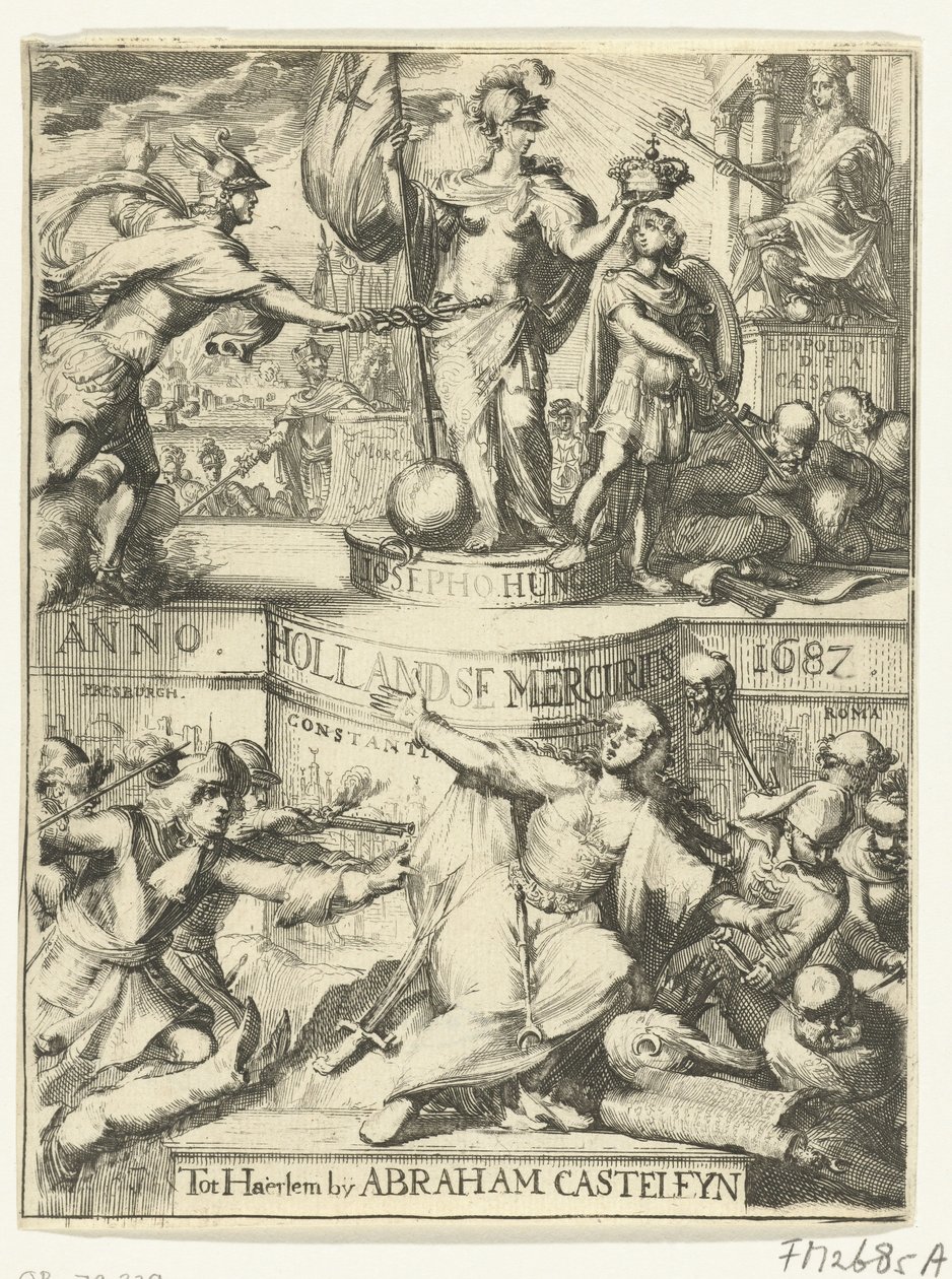 1687 年《荷兰商报》扉页 作者 Romeyn de Hooghe（归属于）
