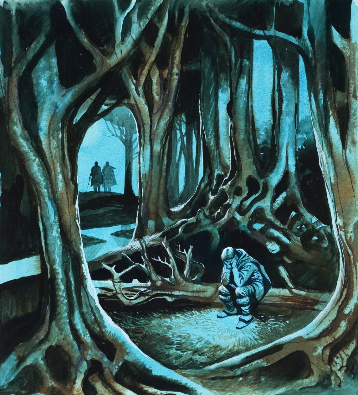 童话（纸上水粉画） 作者 罗恩·恩布尔顿