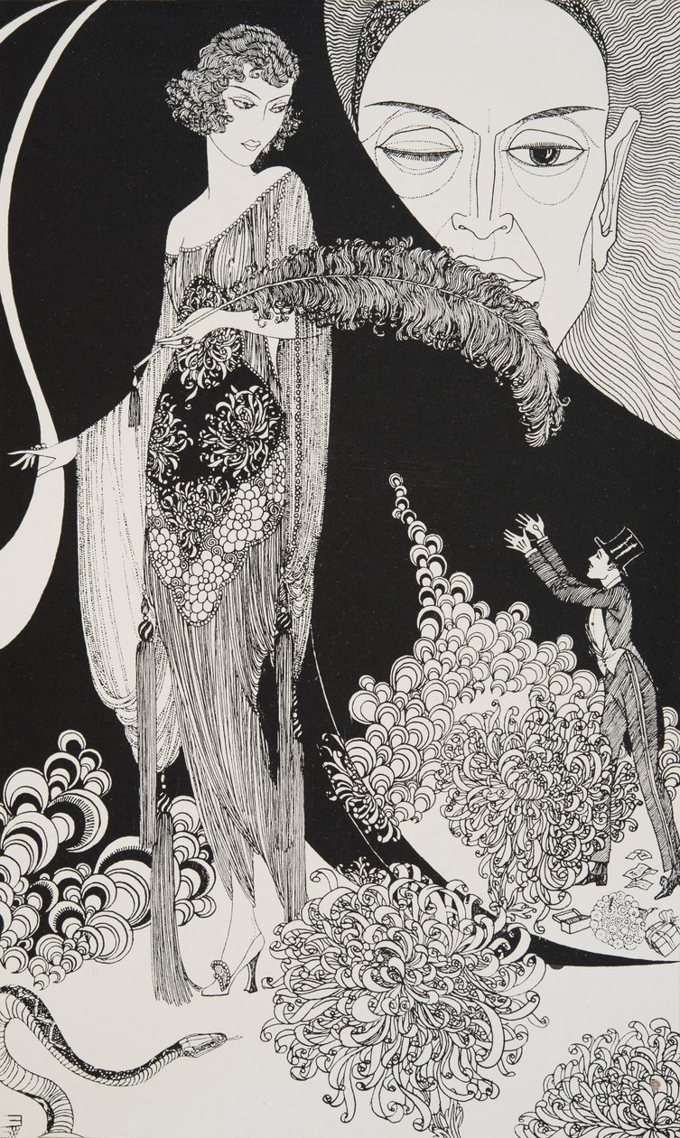 来自Omar Khayyam的Rubáiyát的插图，1920年 作者 罗纳德·巴尔弗