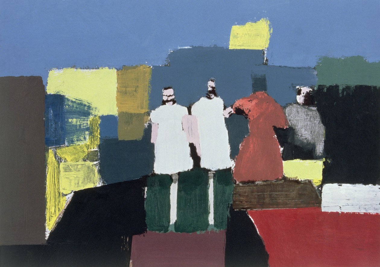 Untitled 1（纸上丙烯酸） 作者 罗里·斯诺克斯