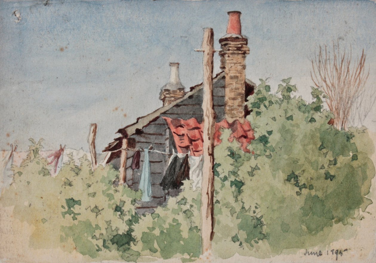 洗线，1895年 作者 罗莎·克莱门蒂娜·佩瑟里克