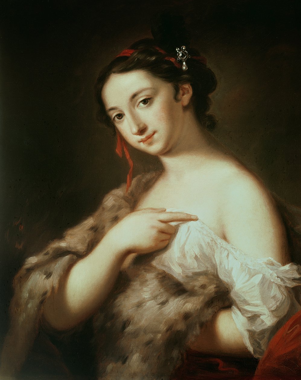 一位女士（冬季） 作者 Rosalba Giovanna Carriera