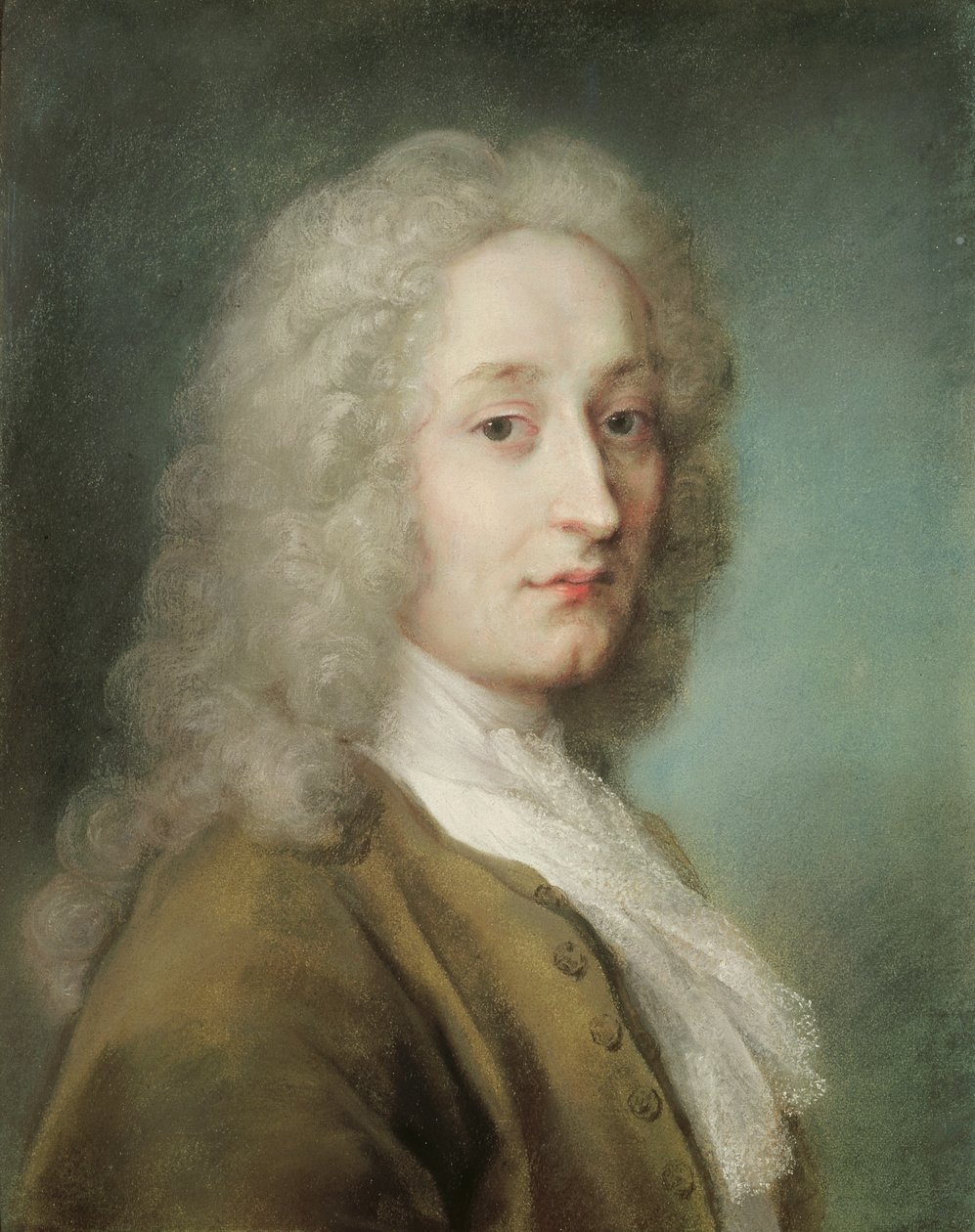 Antoine Watteau（1684-1721）的肖像（纸上粉彩） 作者 Rosalba Giovanna Carriera