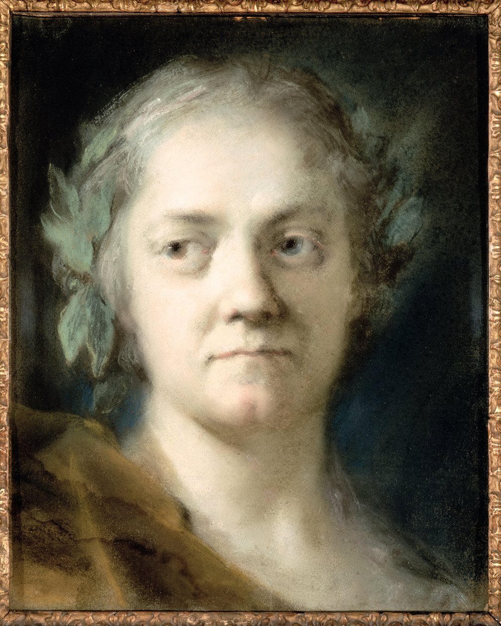 自画像（纸上油） 作者 Rosalba Giovanna Carriera