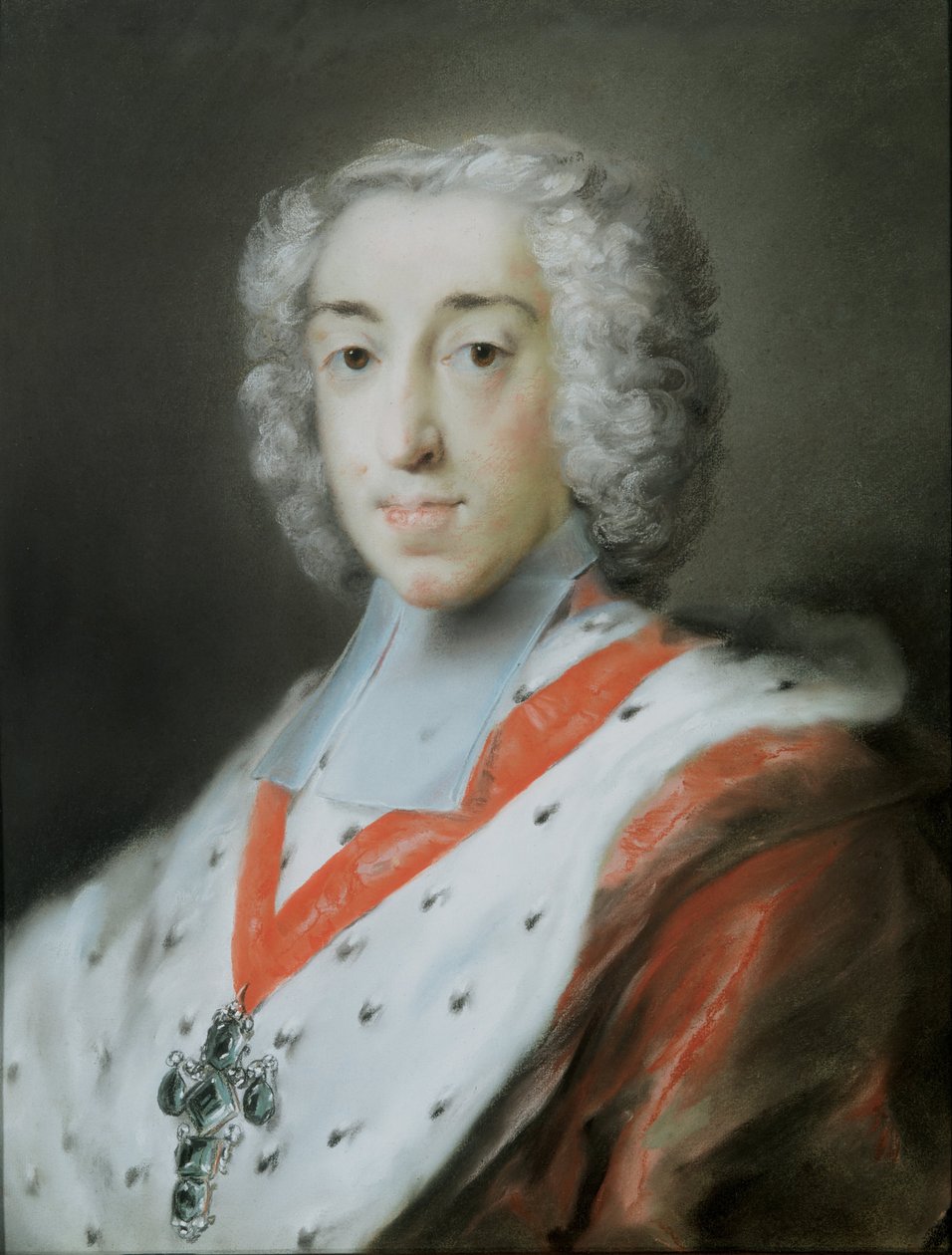 克莱门斯·巴伐利亚八月（1700-1761），1727年 作者 Rosalba Giovanna Carriera