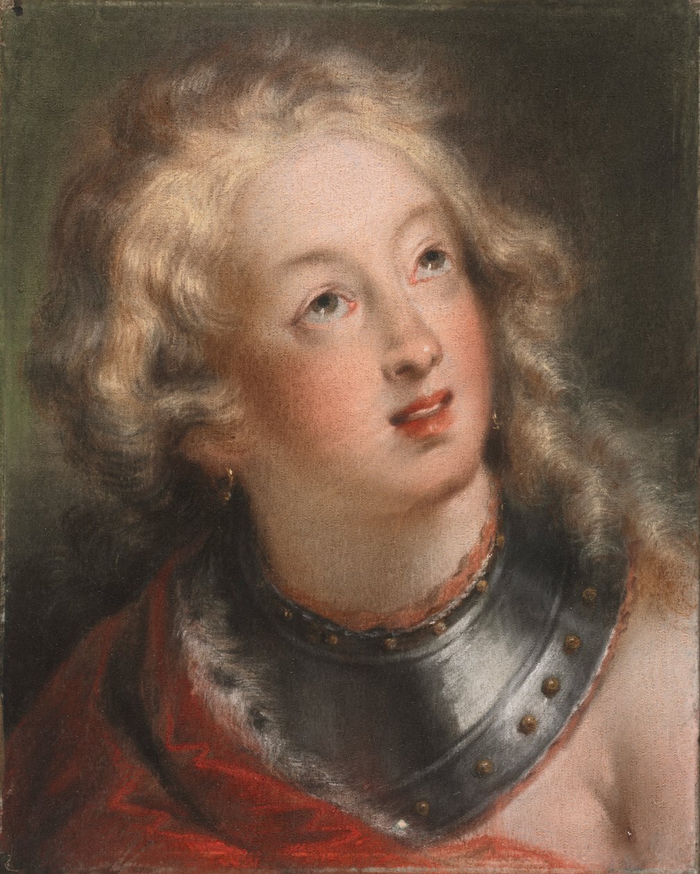 女人的头，十八世纪上半叶。 作者 Rosalba Giovanna Carriera