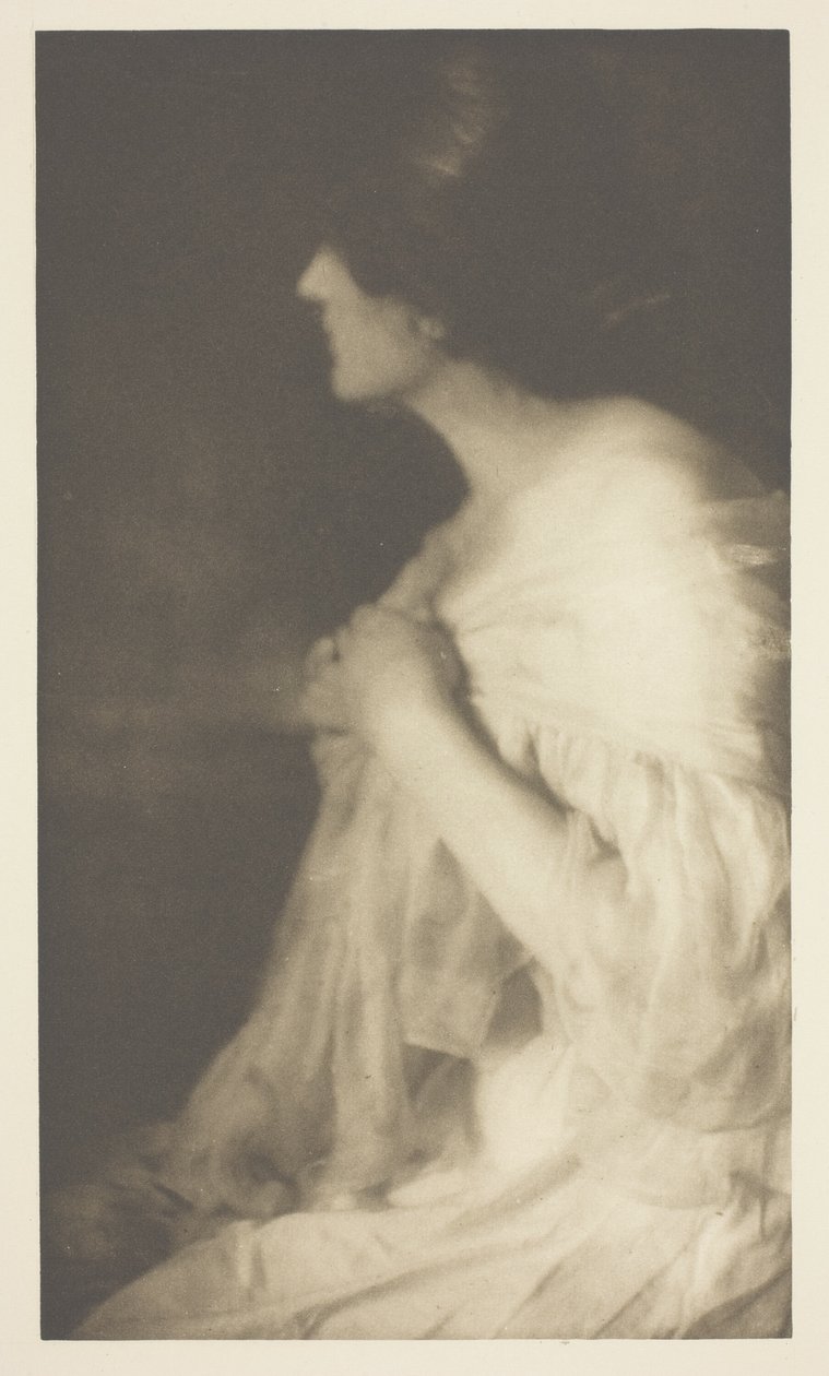 华盛顿的 M.小姐，选自作品集 "美国画报摄影，第二辑"（1901 年）的第 17 号；第 34/150 版 作者 罗斯克拉克