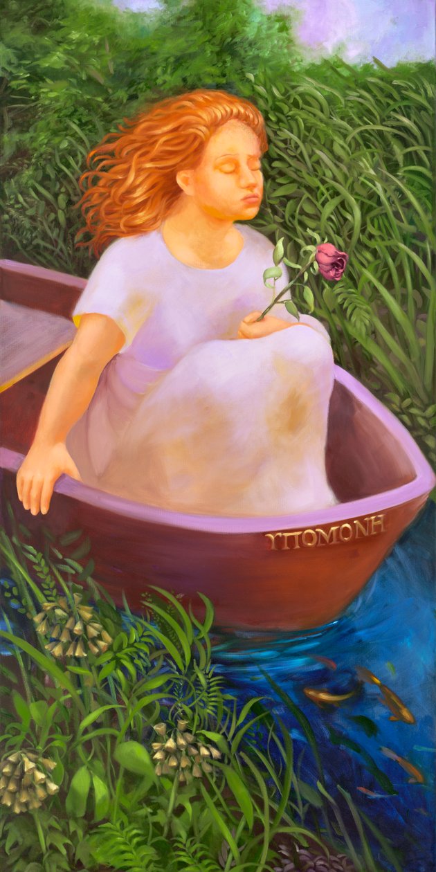 耐力》，2006 年（布面油画） 作者 罗斯玛丽·阿德科克