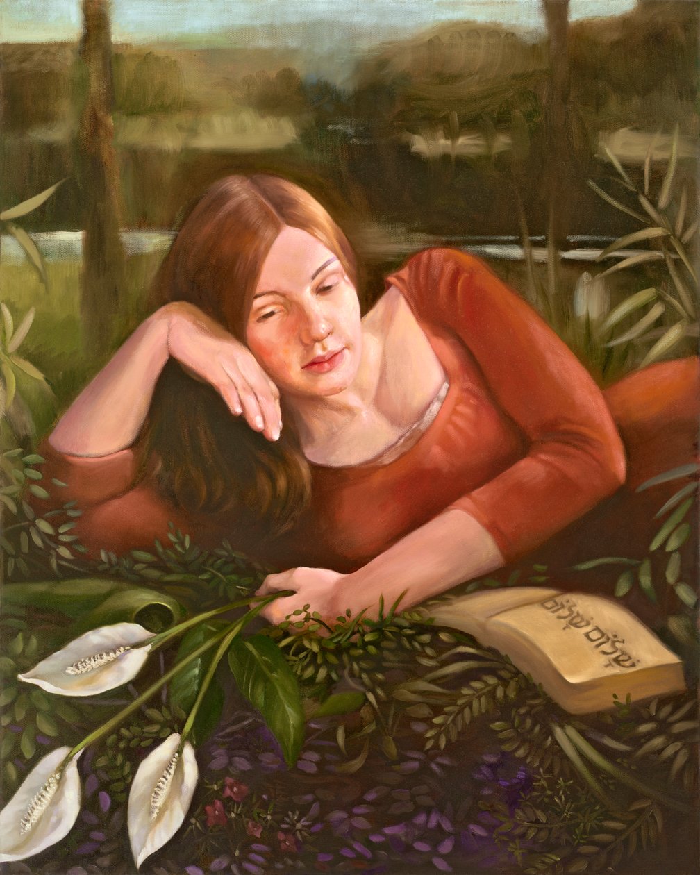 完美和平》，2008 年（布面油画） 作者 罗斯玛丽·阿德科克