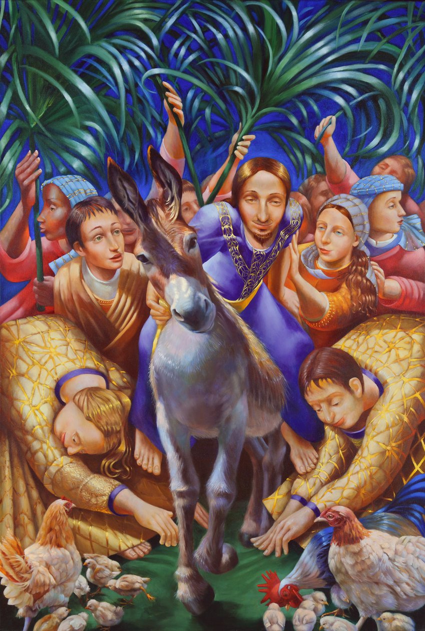 凯旋门》，2012 年（布面油画） 作者 罗斯玛丽·阿德科克